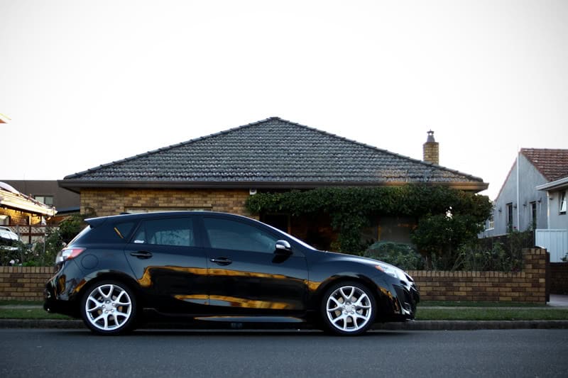2011 Mazda Mazda3 with 18x7.5 OEM Mazdaspeed 3 wheels