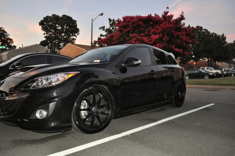 2010 Mazda Mazda3 with 17x7.5 Enkei EDR9 wheels