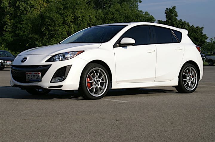 2011 Mazda Mazda3 with 18x7.5 BBS RK wheels