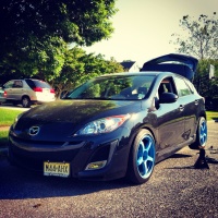 2010 Mazda Mazda3 with 18x8.5 Kosei K3 wheels