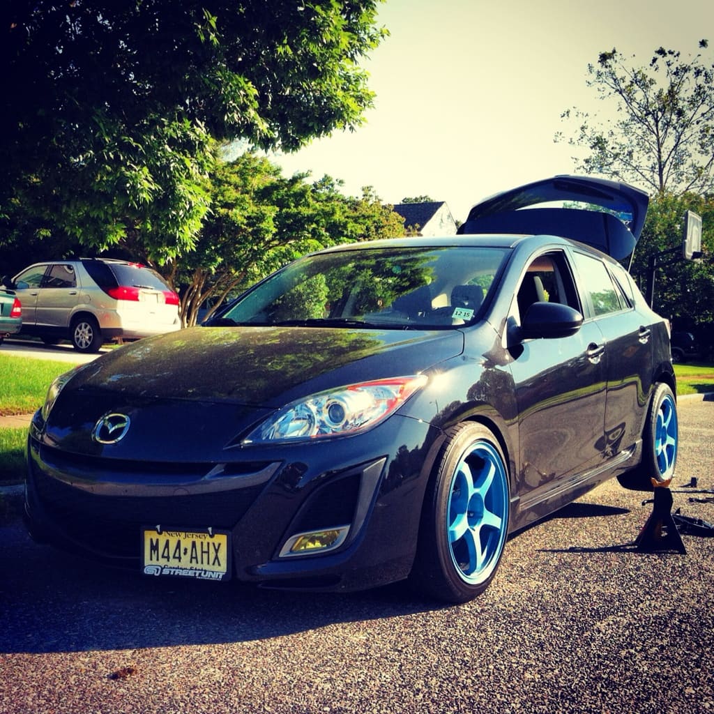 2010 Mazda Mazda3 with 18x8.5 Kosei K3 wheels
