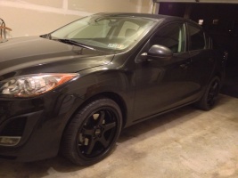 2011 Mazda Mazda3 with 18x8.5 Tenzo Tracer V1 wheels