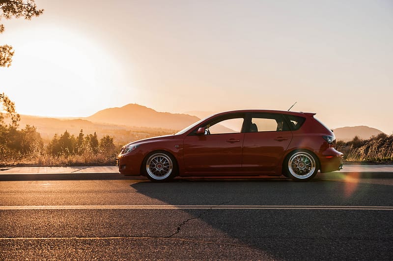 2010 Mazda Mazda3 with 18x8 wheels