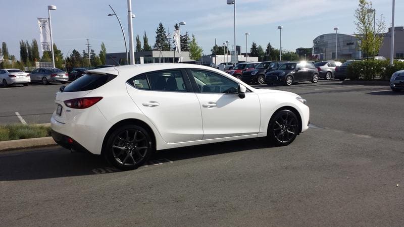 2014 Mazda Mazda3 with 18x7.5 OEM Mazda Mazdaspeed3 wheels