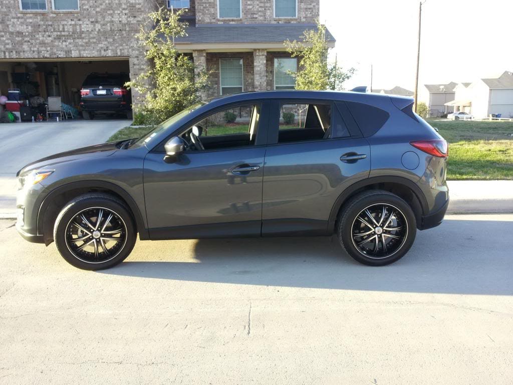 2014 Mazda CX-5 with 20x8.5 Lexani LSS-55 wheels