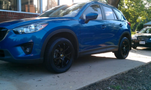 2014 Mazda CX-5 with 18x8 Enkei M52 wheels