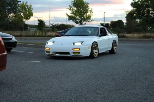 1992 Nissan S13 with 16x8 xxr 522 wheels