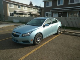 2012 Chevrolet Cruze with 17x7.5 ADR Levison wheels