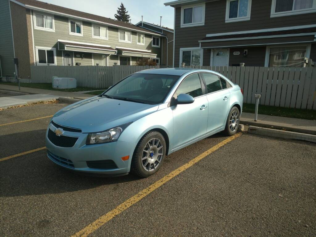 2012 Chevrolet Cruze with 17x7.5 ADR Levison wheels
