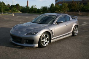 2009 Mazda RX-8 with 18x8 wheels