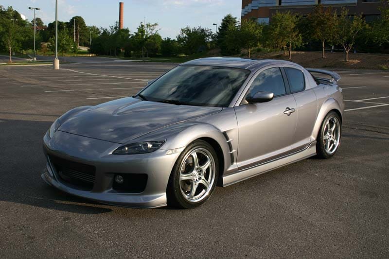 2009 Mazda RX-8 with 18x8 wheels