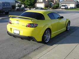 2008 Mazda RX-8 with 18x8.5 SSR Competitions wheels