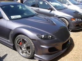 2007 Mazda RX-8 with 19x8.5 SF Challenge wheels