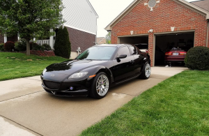 2007 Mazda RX-8 with 18x10 Forgestar F14 wheels