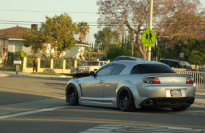 2007 Mazda RX-8 with 18x10 wheels