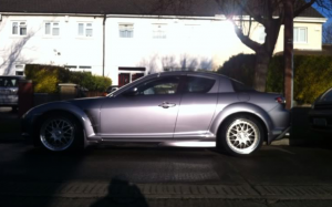 2006 Mazda RX-8 with 18x8 Kahn wheels