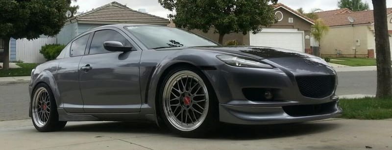 2009 Mazda RX-8 with 19x8.5 wheels
