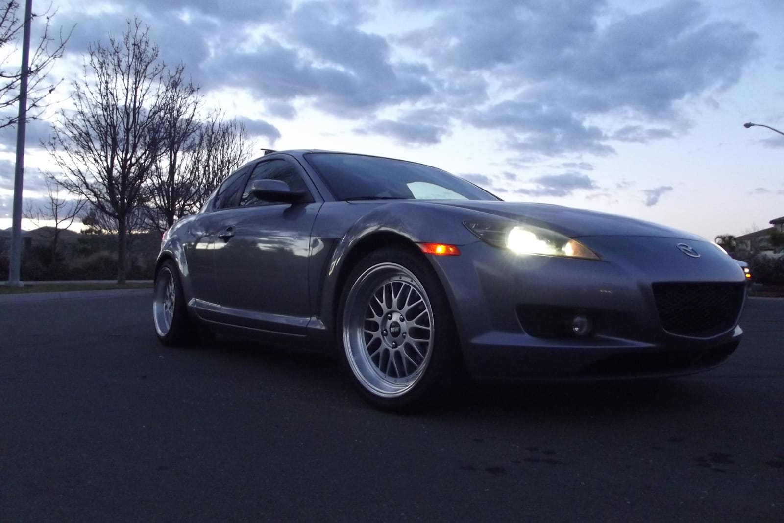 2008 Mazda RX-8 with 18x8 wheels
