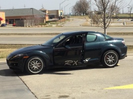 2008 Mazda RX-8 with 18x8 PIAA Supermesh Sport wheels