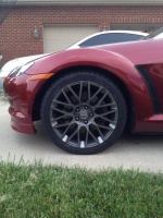 2008 Mazda RX-8 with 18x8 Momo Revenge wheels
