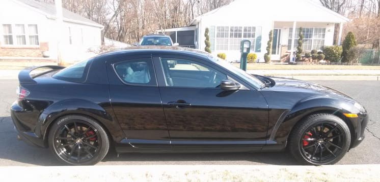2008 Mazda RX-8 with 18x9 Konig Oversteer wheels
