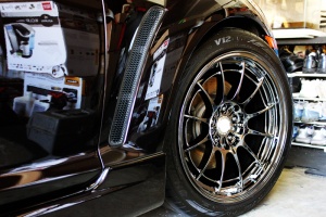 2011 Mazda RX-8 with 18x9.5 Enkei NT03+M wheels