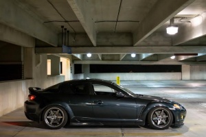 2011 Mazda RX-8 with 18x9.5 Varrstoen Es2 wheels