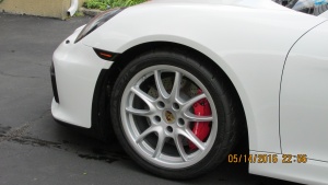 2013 Porsche Boxster with 18x8.5 Dynamics GT3 wheels