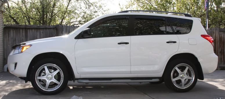 2008 Toyota RAV4 with 19x8 Volk Hart M5 wheels