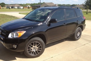 2008 Toyota RAV4 with 17x8 Moda md-11 wheels