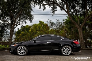 2010 Honda Accord with 20x8.5 Vossen wheels