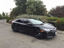 2015 Honda Civic with 17x7 MB MB-14 wheels