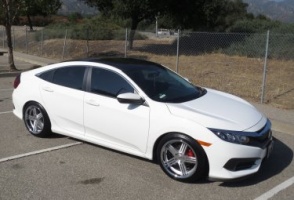 2016 Honda Civic with 18x9.5 TSW Nouvelle wheels