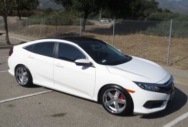2016 Honda Civic with 18x9.5 TSW Nouvelle wheels