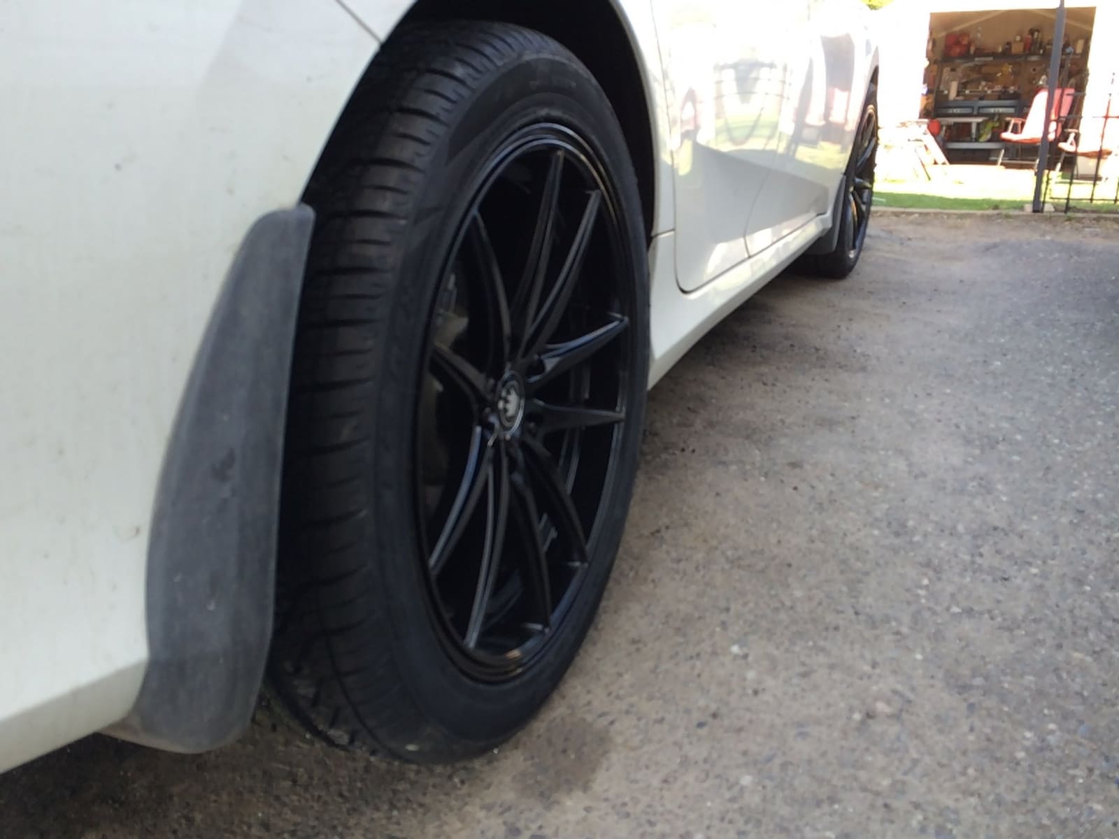 2016 Honda Civic with 18x8 Konig wheels