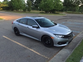 2016 Honda Civic with Enkei Raijin wheels