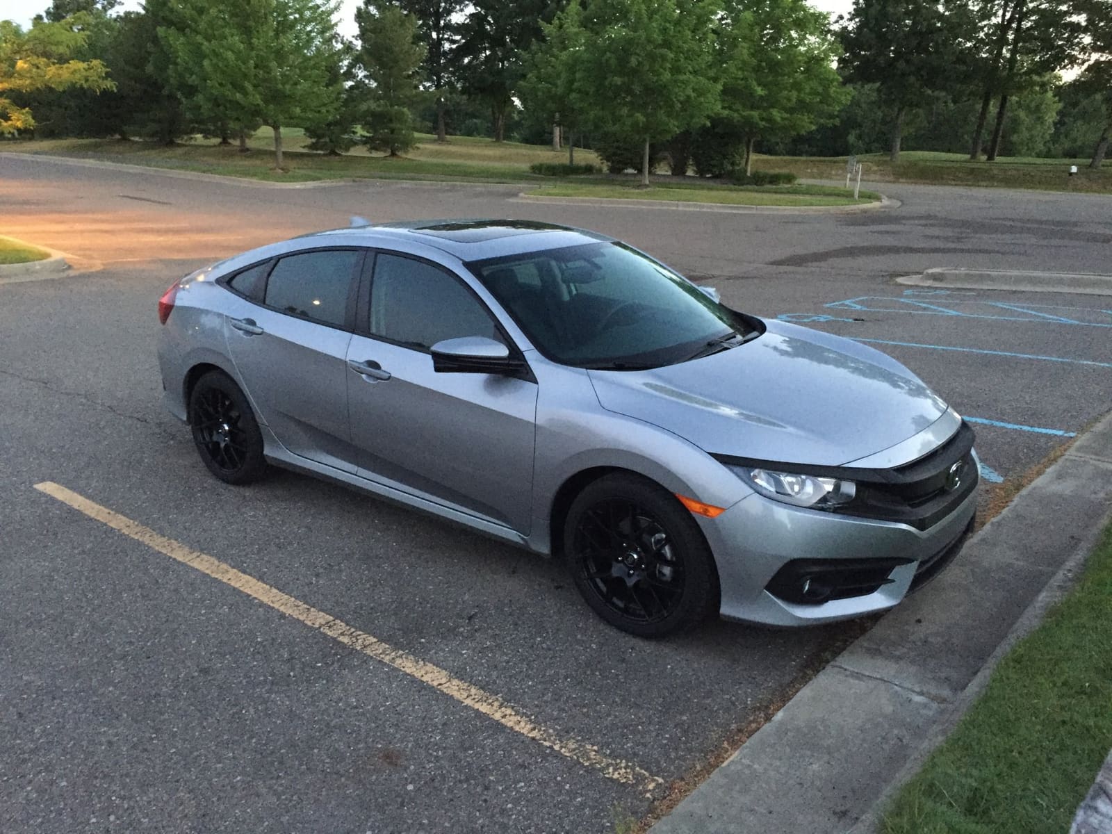 2016 Honda Civic with Enkei Raijin wheels