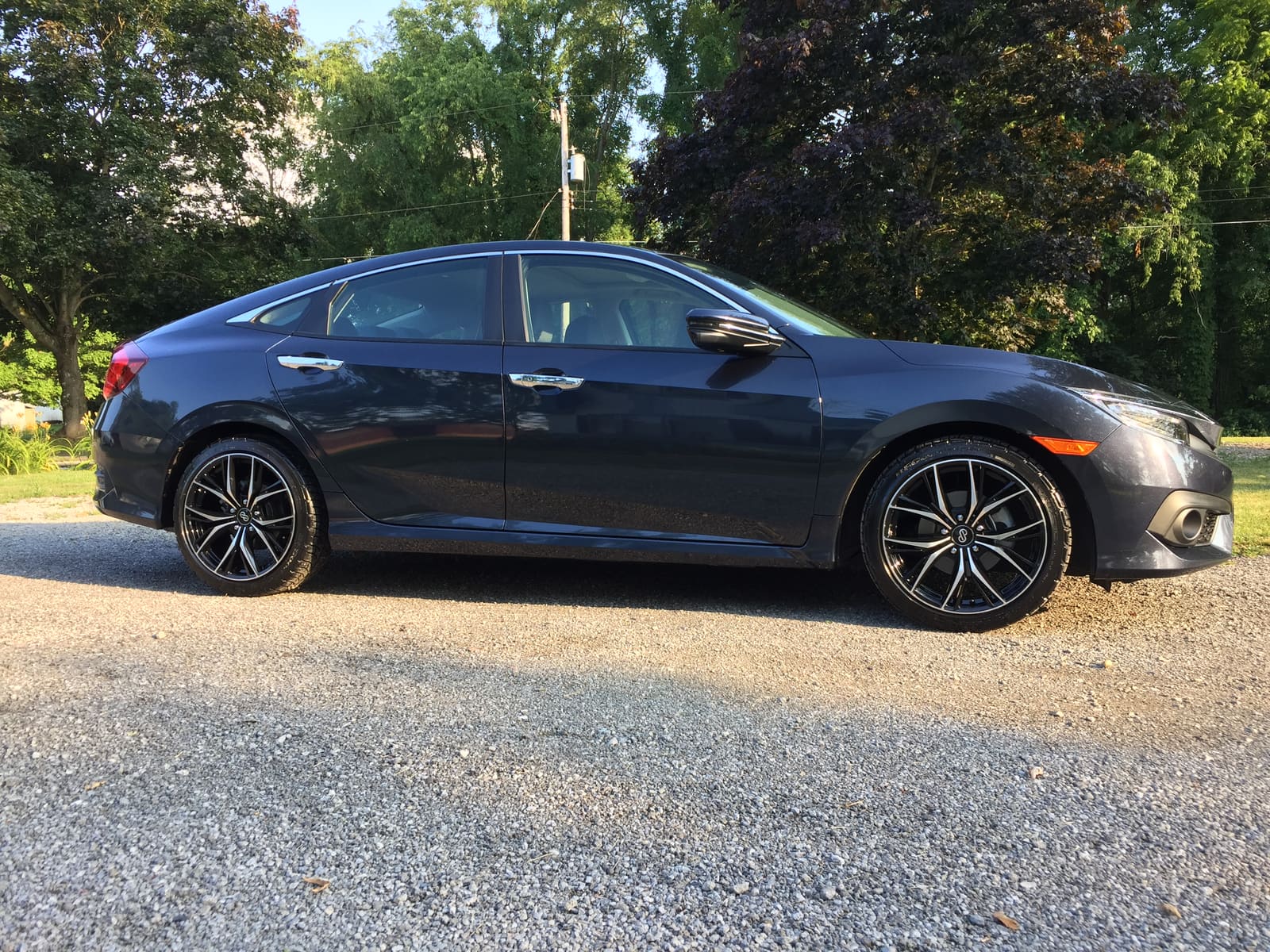 2016 Honda Civic with 18x8 Enkei ONX wheels