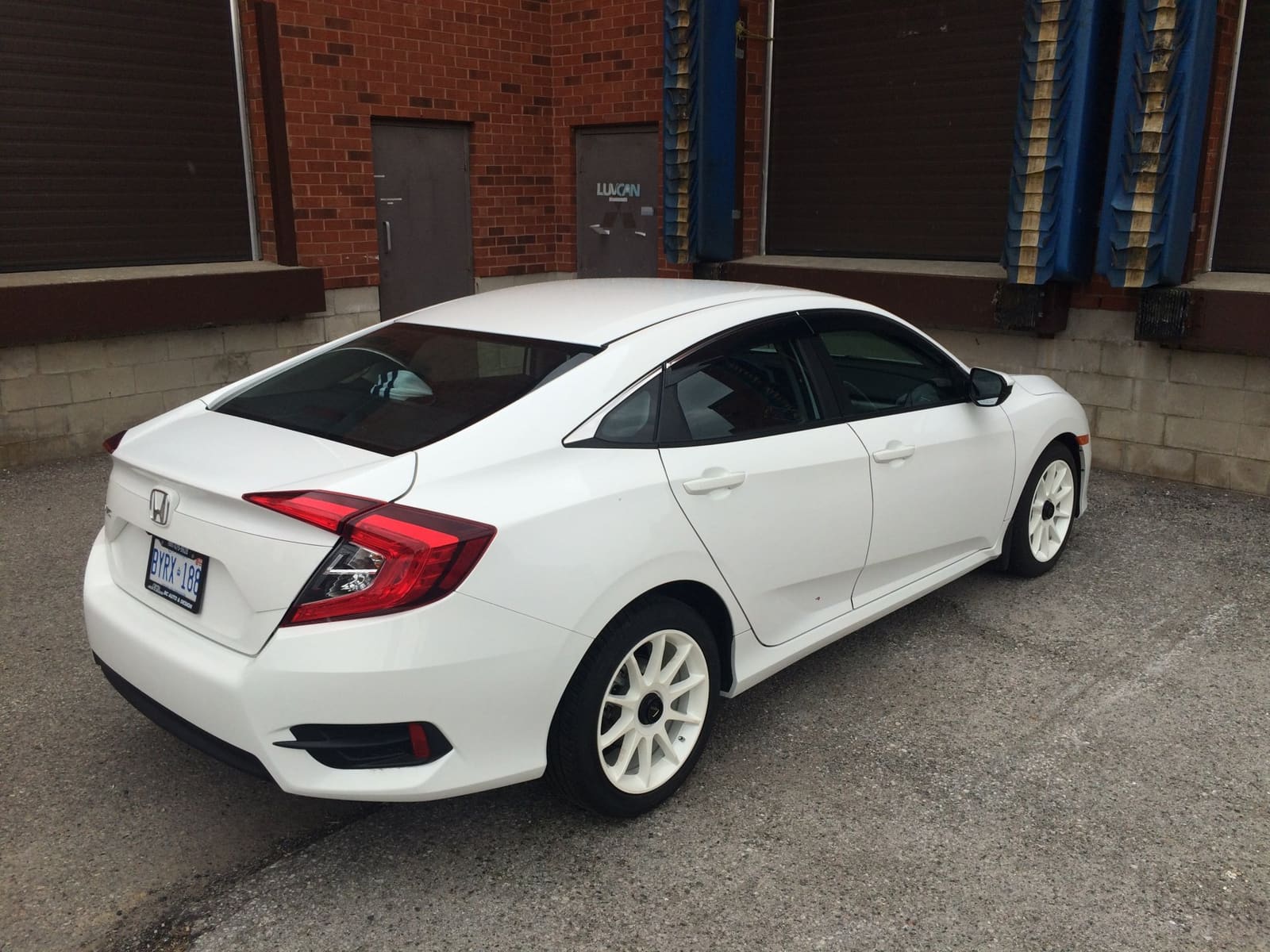 2016 Honda Civic with 17x7 Modia wheels