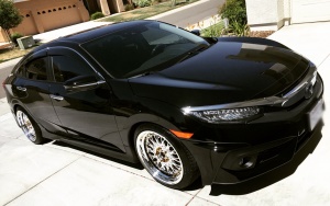 2016 Honda Civic with 18x9.5 ARC AR01 wheels