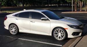 2016 Honda Civic with 19x8.5 Avant Garde M590 wheels