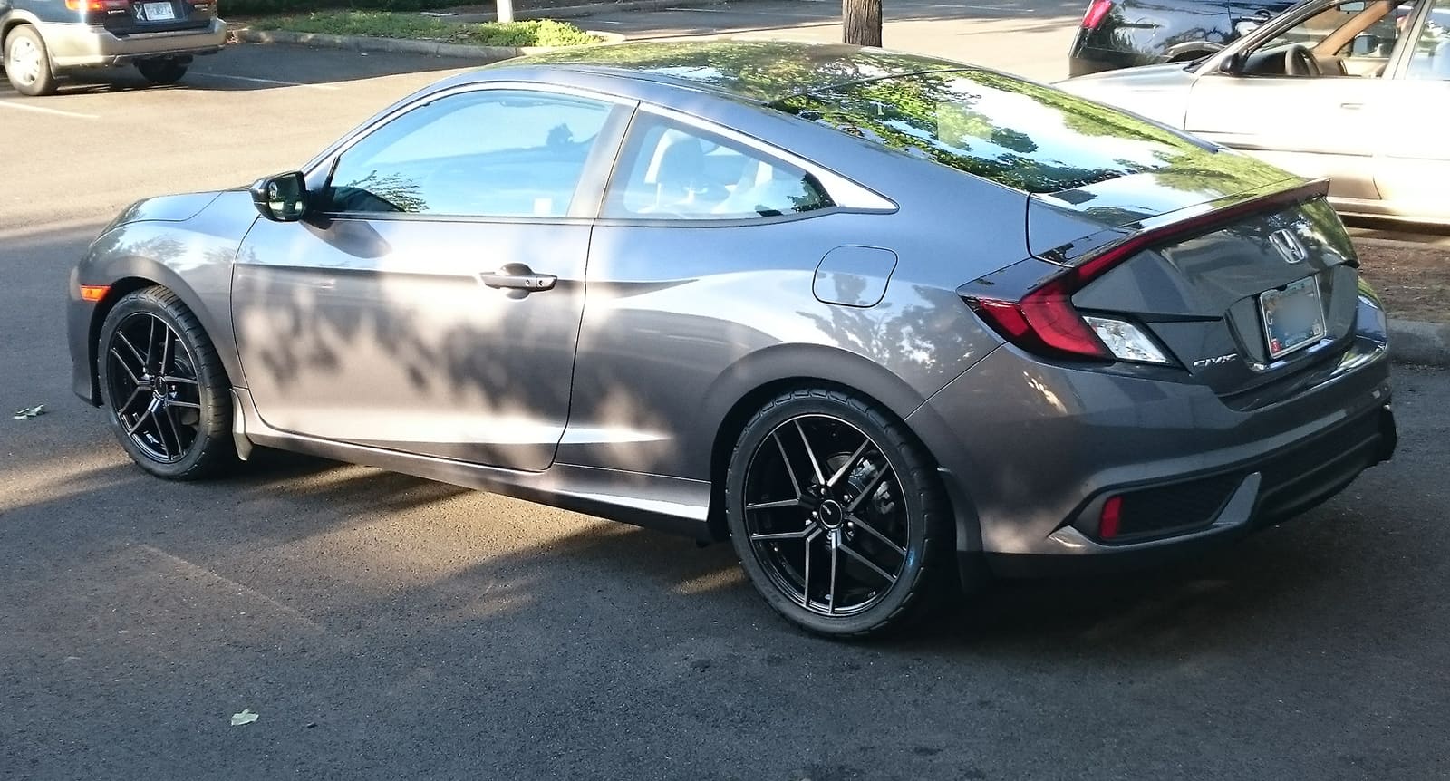 2016 Honda Civic with 18x8 Enkei wheels