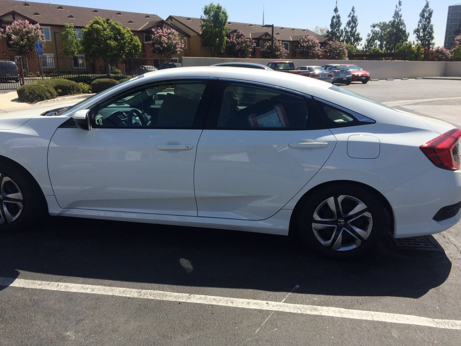 2016 Honda Civic with 18x8 JNC 005 wheels