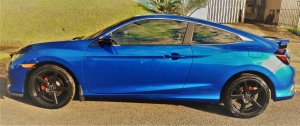 2016 Honda Civic with KMC District 685 wheels