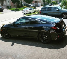 2016 Honda Civic with Enkei EKM3 wheels
