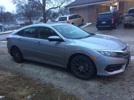 2016 Honda Civic with 17x7.5 TSW Rotary wheels