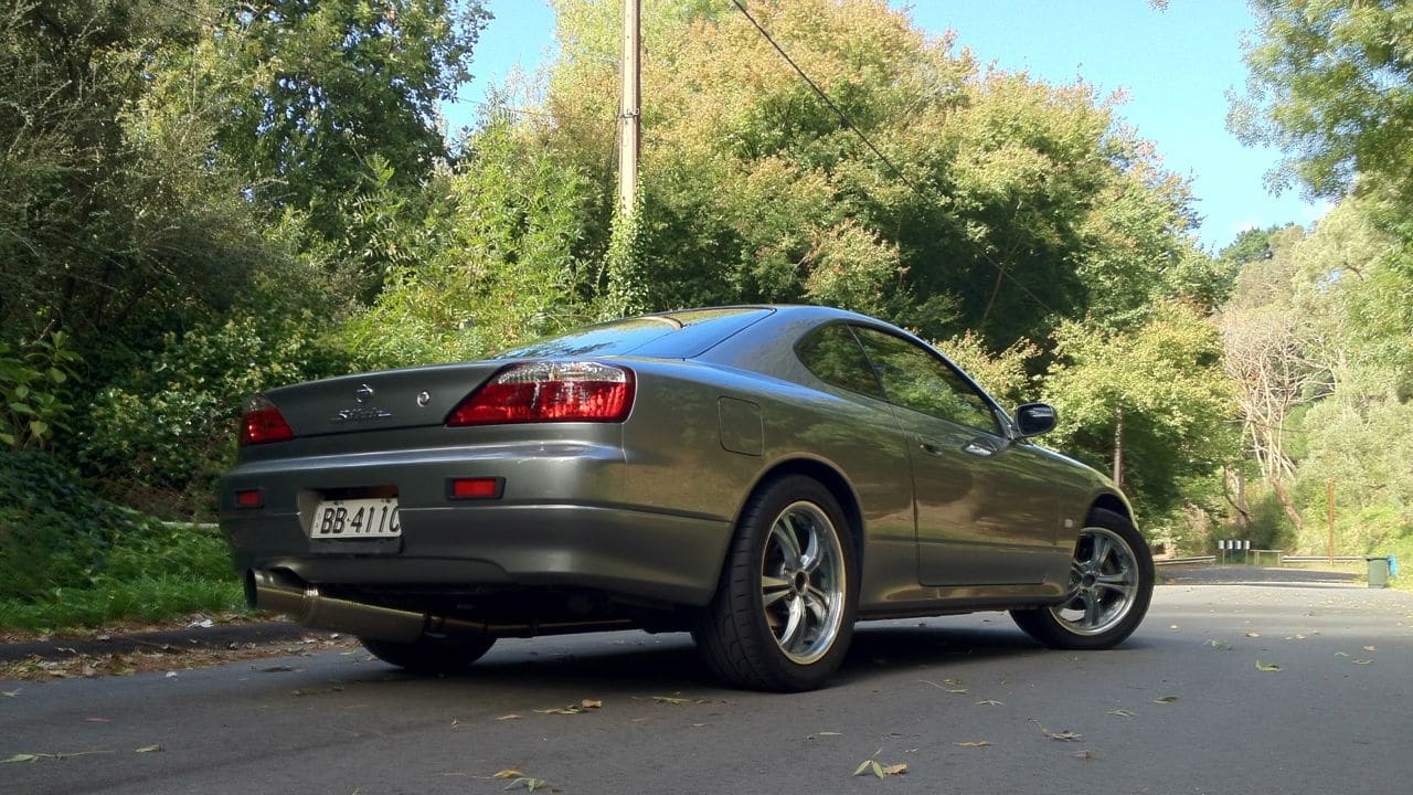 2001 Nissan S15 with 17x8.5 Bob Jane wheels
