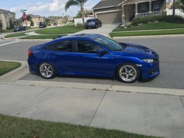 2016 Honda Civic with 18x8.5 ARC AR-02 wheels