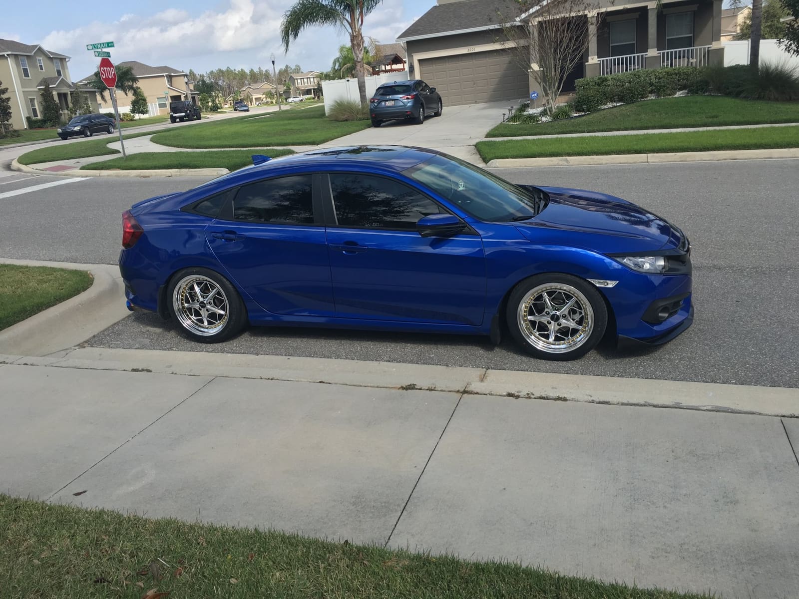 2016 Honda Civic with 18x8.5 ARC AR-02 wheels