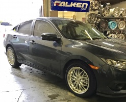 2016 Honda Civic with 18x8.5 MRR GT1 wheels